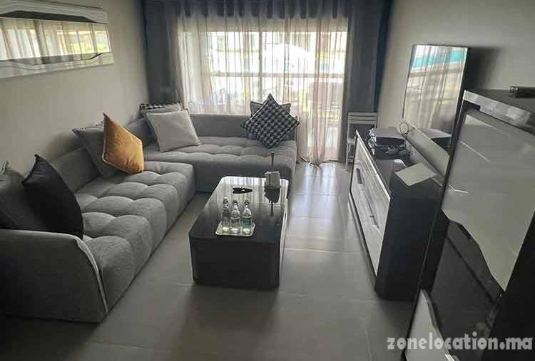 Appartement à louer de 73m2 à Casablanca pieds dans l’eau